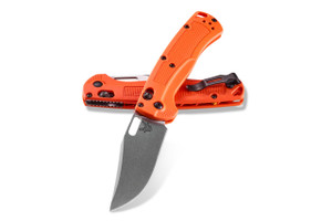 Benchmade 15535 Taggedout Folding Knife CPM-154 Clip Point Blade, Orange Grivory Handles Benchmade 15535 Taggedout Folding Knife CPM-154 Clip Point Blade, Orange Grivory Handles