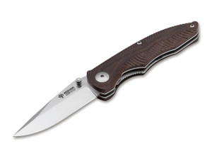 Boker Arbolito Gemini Folding Knife N695 Drop Point Blade, Guayacan Wood Handles - 01BA001G Boker Arbolito Gemini Folding Knife N695 Drop Point Blade, Guayacan Wood Handles - 01BA001G