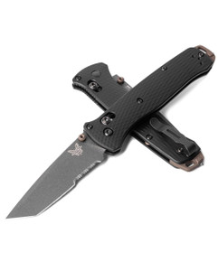 Benchmade 537SGY-03  Bailout Folding Knife, CPM-M4 Tungsten Gray Combo Blade, Black Aluminum Handle   Benchmade 537SGY-03  Bailout Folding Knife, CPM-M4 Tungsten Gray Combo Blade, Black Aluminum Handle