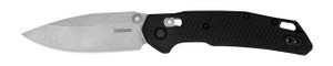 Kershaw 2037 Heist Folding Knife D2 Clip Point Blade, Black Nylon Handles Kershaw 2037 Heist Folding Knife D2 Clip Point Blade, Black Nylon Handles