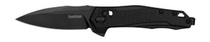 Kershaw 2041 Monitor Flipper Knife, D2 Spear Point Blade, Black Nylon Handles, DuraLock Kershaw 2041 Monitor Flipper Knife, D2 Spear Point Blade, Black Nylon Handles, DuraLock