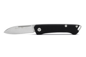 Buck Knives Buck 250 Saunter Slipjoint Folding Knife 154CM Drop Point Blade, Black Micarta Handles - 0250BKS Buck Knives Buck 250 Saunter Slipjoint Folding Knife 154CM Drop Point Blade, Black Micarta Handles - 0250BKS