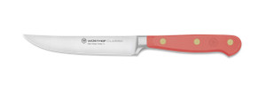 Wusthof Classic Color 4.5 Inch Steak Knife, Coral Peach - 1061710312 Wusthof Classic Color 4.5 Inch Steak Knife, Coral Peach - 1061710312