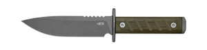 Zero Tolerance 0006 Fixed Blade, CPM-3V Clip Point Blade, OD Green G10 Handles   Zero Tolerance 0006 Fixed Blade, CPM-3V Clip Point Blade, OD Green G10 Handles