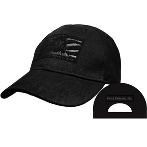 Eagle Emblems Cap - Black Tactical Ops - CP00025 