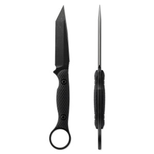 Toor Knives Serpent Carbon Fixed Blade CPM 3V Black Blade, Black G10 Handle Toor Knives Serpent Carbon Fixed Blade CPM 3V Black Blade, Black G10 Handle