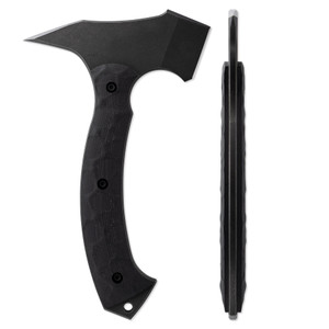 Toor Knives F13 Tommy Carbon 9 Inch Tomahawk, D2 Black Steel, G10 Black Handle Toor Knives F13 Tommy Carbon 9 Inch Tomahawk, D2 Black Steel, G10 Black Handle
