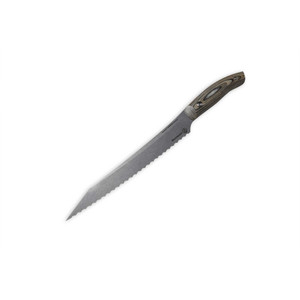 Messermeister Carbon 9 Inch Scalloped Slicer Knife Messermeister Carbon 9 Inch Scalloped Slicer Knife