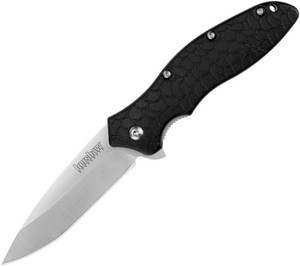 Kershaw 1830 Oso Sweet Assisted Flipper Knife, 8Cr13Mov Plain Blade, Black GFN Handle Kershaw 1830 Oso Sweet Assisted Flipper Knife, 8Cr13Mov Plain Blade, Black GFN Handle
