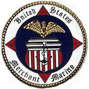 Eagle Emblem Pin - Merchant Marine - P15825