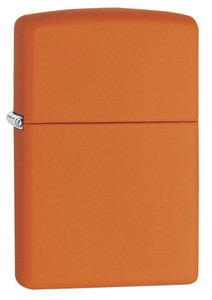 Zippo Classic Orange Matter Lighter - 231 Zippo Classic Orange Matter Lighter - 231