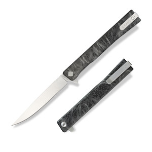 Ocaso Solstice Engraved Topo Folding Knife S35VN Blade Steel, Titanium Handle Ocaso Solstice Engraved Topo Folding Knife S35VN Blade Steel, Titanium Handle