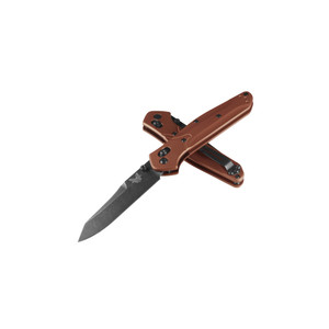 Benchmade 940BK-03 Osborne CPM-MagnaCut Black Battlewashed Blade, Burnt Copper Aluminum Handles Benchmade 940BK-03 Osborne CPM-MagnaCut Black Battlewashed Blade, Burnt Copper Aluminum Handles