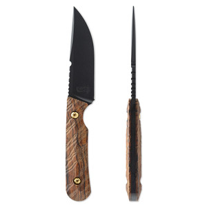 Toor Knives Administrator Fixed Blade Knife CPM 154 Blade, Ironwood Handle Toor Knives Administrator Fixed Blade Knife CPM 154 Blade, Ironwood Handle