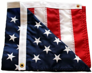 Flagzone US 4x6 Ft. Chain Stitch Durawavez Outdoor Flag, H&G