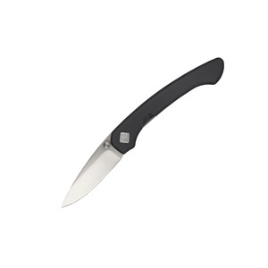 Ocaso Seaton Mini Folding Knife, AUS-10A Blade Steel, Black PVD Stainless Steel Handles/ Plain Stainless Steel Handles Ocaso Seaton Mini Folding Knife, AUS-10A Blade Steel, Black PVD Stainless Steel Handles/ Plain Stainless Steel Handles