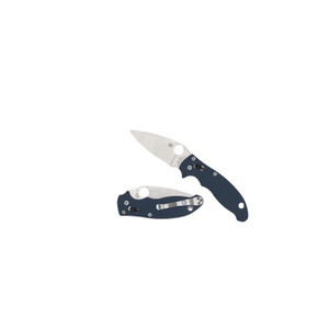 Spyderco Manix 2 Folding Knife CPM-SPY27 Plain Blade, Cobalt Blue G10 Handle Spyderco Manix 2 Folding Knife CPM-SPY27 Plain Blade, Cobalt Blue G10 Handle