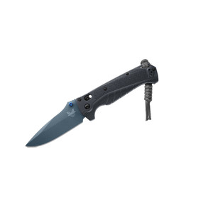Benchmade 18060BT-01 Adira Folding Knife CPM-MagnaCut Cerakote Blue Blade, Tempest Gray Grivory Handle Benchmade 18060BT-01 Adira Folding Knife CPM-MagnaCut Cerakote Blue Blade, Tempest Gray Grivory Handle