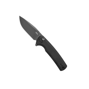 Zero Tolerance 0044 Button Lock Flipper Knife CPM-S45VN Two-Tone Drop Point Blade, Black Titanium Handles Zero Tolerance 0044 Button Lock Flipper Knife CPM-S45VN Two-Tone Drop Point Blade, Black Titanium Handles