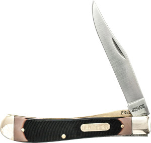 Old Timer Gunstock Trapper Locking Knife 1 Blade 7Cr17Mov, Nickel Silver Bolsters with GFN Handle Old Timer Gunstock Trapper Locking Knife 1 Blade 7Cr17Mov, Nickel Silver Bolsters with GFN Handle