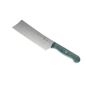 Messermeister Custom 6.5 Inch Nakiri Knife, Indigo Blue Handle