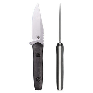 Ocaso Sevra Fixed Blade CPM MagnaCut Blade, Black G10Handles