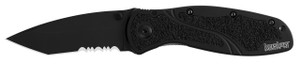 Kershaw 1670TBLK Tanto Serrated Blur Black Assisted Opening Tactical Knife Kershaw 1670TBLK Tanto Serrated Blur Black Assisted Opening Tactical Knife
