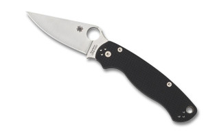 Spyderco Para Military 2 Black G-10 Handle, CPM-S45VN Plain Blade - C81GP2 Spyderco Para Military 2 Black G-10 Handle, CPM-S45VN Plain Blade - C81GP2