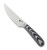 Spyderco Bow River Fixed Blade 8Cr13Mov Plain Blade, Black/Gray G10 Handles - FB46GP Spyderco Bow River Fixed Blade 8Cr13Mov Plain Blade, Black/Gray G10 Handles - FB46GP