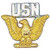 Eagle Emblems Pin - USN, Enlisted, Gold & Silver - P14941