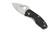 Spyderco Ambitious Lightweight Folding Knife 8Cr13MoV Plain Blade, Black FRN Handles - C148PBK