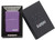 Zippo Classic High Polish Purple with Zippo Logo Windproof Lighter