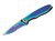 Boker Magnum Rainbow II Folding Knife, 440A Steel, Multicolored Stainless Steel Handles - 01YA107   Boker Magnum Rainbow II Folding Knife, 440A Steel, Multicolored Stainless Steel Handles - 01YA107