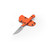 Benchmade 15700 Flyway Fixed Blade Knife CPM-154 Straight Back Blade, Orange G10 Handles