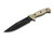 Boker Magnum Warrior Fixed Blade Knife 440A Black Blade, Micarta Handles - 02SC012 Boker Magnum Warrior Fixed Blade Knife 440A Black Blade, Micarta Handles - 02SC012