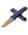 Benchmade 537FE-02 Bailout Folding Knife, CPM-M4 Flat Dark Earth Blade, Crater Blue Aluminum Handles   Benchmade 537FE-02 Bailout Folding Knife, CPM-M4 Flat Dark Earth Blade, Crater Blue Aluminum Handles
