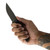 Toor Knives Field 3.0 Fixed Blade Knife CPM-154 Spanish Moss Blade, Milled Ebony Wood Handles Toor Knives Field 3.0 Fixed Blade Knife CPM-154 Spanish Moss Blade, Milled Ebony Wood Handles