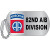  Eagle Emblems Pin - Army, 082nd Airborne Division "Dog Tag" - P15839 