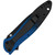 Kershaw 1660GBLUBK Leek Assisted Flipper Knife CPM-MagnaCut Black Blade, Blue/Black Aluminum Handle   Kershaw 1660GBLUBK Leek Assisted Flipper Knife CPM-MagnaCut Black Blade, Blue/Black Aluminum Handle