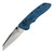 Hogue Deka Folding Knife CPM-20CV Modified Wharncliffe, G-Mascus Blue Lava G10 Handle - 24263   Hogue Deka Folding Knife CPM-20CV Modified Wharncliffe, G-Mascus Blue Lava G10 Handle - 24263