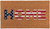 KAF Home American Flag Coir Doormat