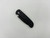 Pre-Owned Civivi Qubit Black Stonewash 14C28N Drop Point Blade, Black Anodized Aluminum Handle Custom Titanium Pocket Clip (Condition: New , Box: Yes