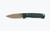 Benchmade 535TN-2601 Bugout Folding Knife Elmax Tan Drop Point Blade, Taiga Green Grivory Handles