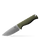 Benchmade 15006-01 Steep Country Fixed Blade, S30V Drop Point Blade, Dark Olive Santoprene Handle