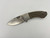 Pre-Owned MedFord Theseus Satin D2 Spear Point Blade, Titanium Frame Lock Handle (Condition: New, Box: Yes)