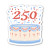 250 Cake Celebratin Sticker