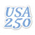 USA 250 Text Sticker