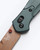 Benchmade 940FE-2601 Osborne Folding Knife, S90V Reverse Tanto Blade, Taiga Green Aluminum Handle