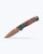 Benchmade 535FE-2602 Bugout Folding Knife Battlewash S90V Drop Point Blade, Anodized Aluminum and Brown Canvas Micarta Handle