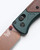 Benchmade 535FE-2602 Bugout Folding Knife Battlewash S90V Drop Point Blade, Anodized Aluminum and Brown Canvas Micarta Handle